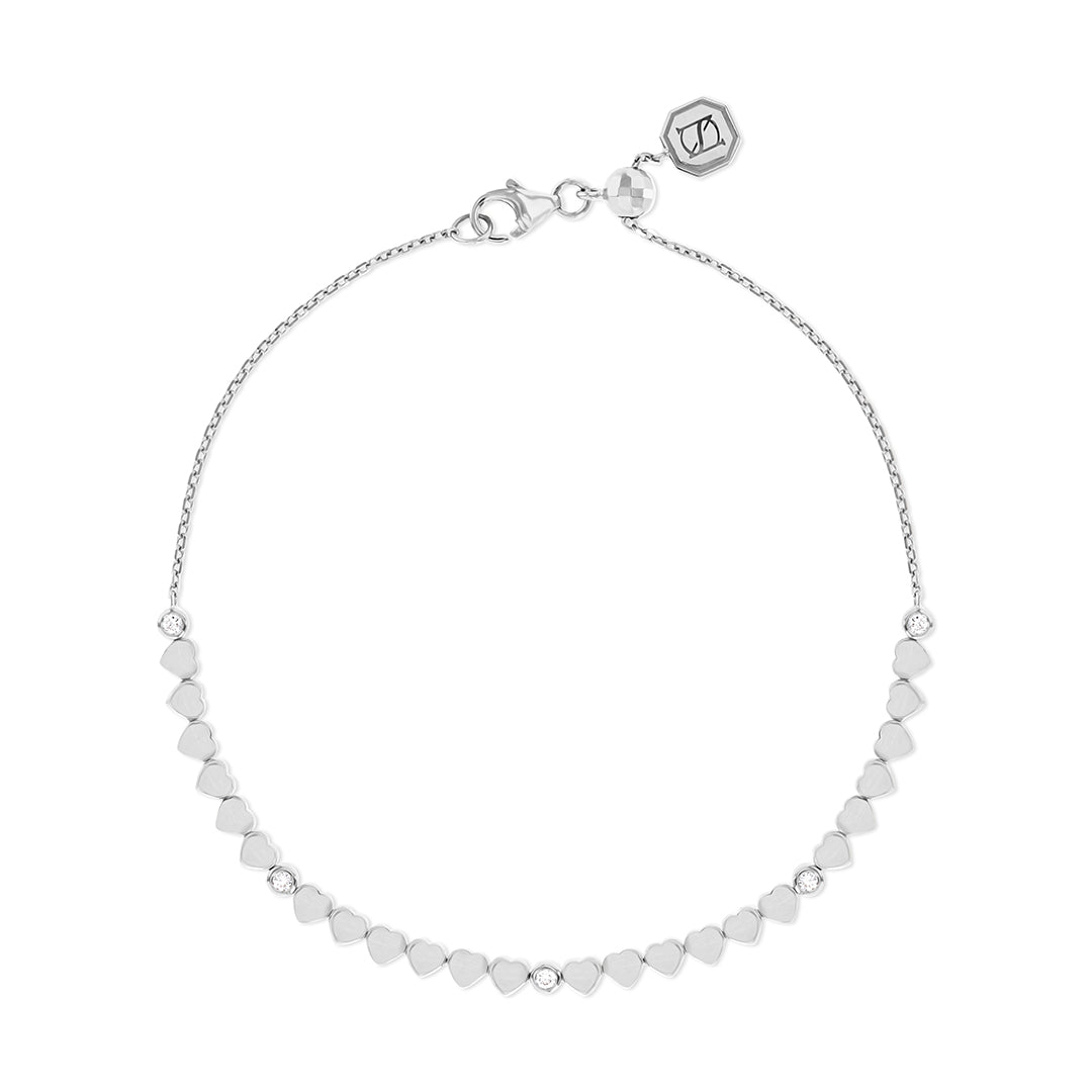 LIT BRACELET - DIAMONDS - WHITE GOLD