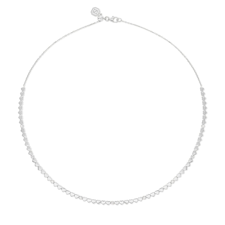 LIT NECKLACE - DIAMONDS - WHITE GOLD