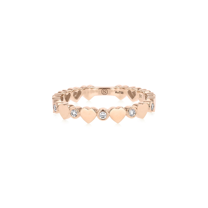LIT RING - DIAMONDS - ROSE GOLD
