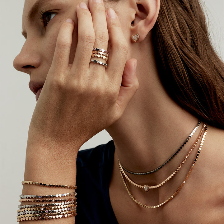 LIT BRACELET - EMERALD - YELLOW GOLD