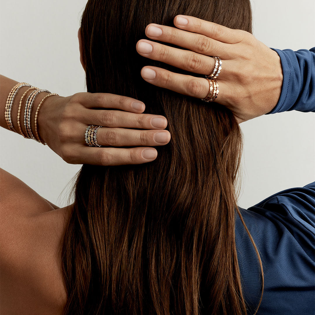 LIT RING - EMERALD - YELLOW GOLD