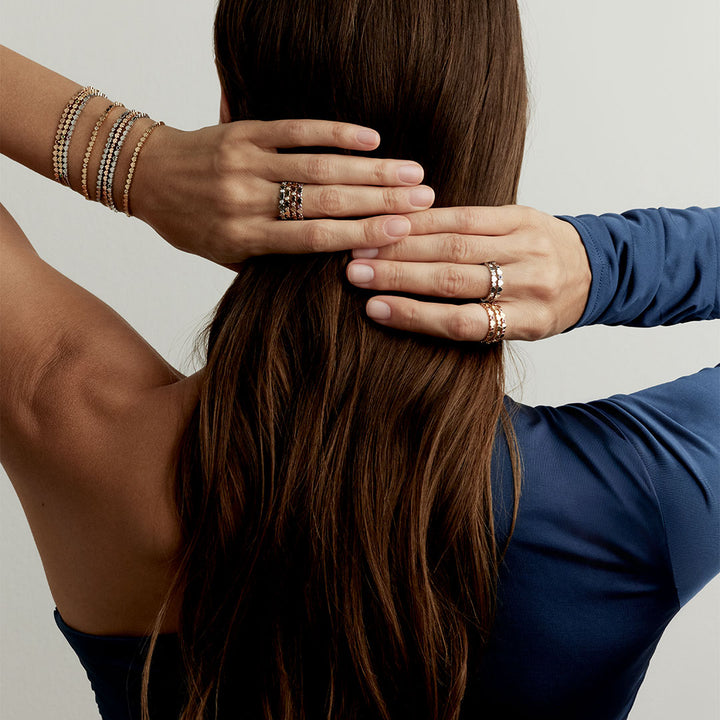 LIT BRACELET - BLUE SAPPHIRE - WHITE GOLD