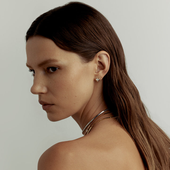 LIT STUDS - DIAMOND - ROSE GOLD
