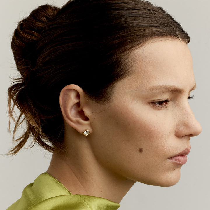 LIT STUDS - DIAMOND - YELLOW GOLD