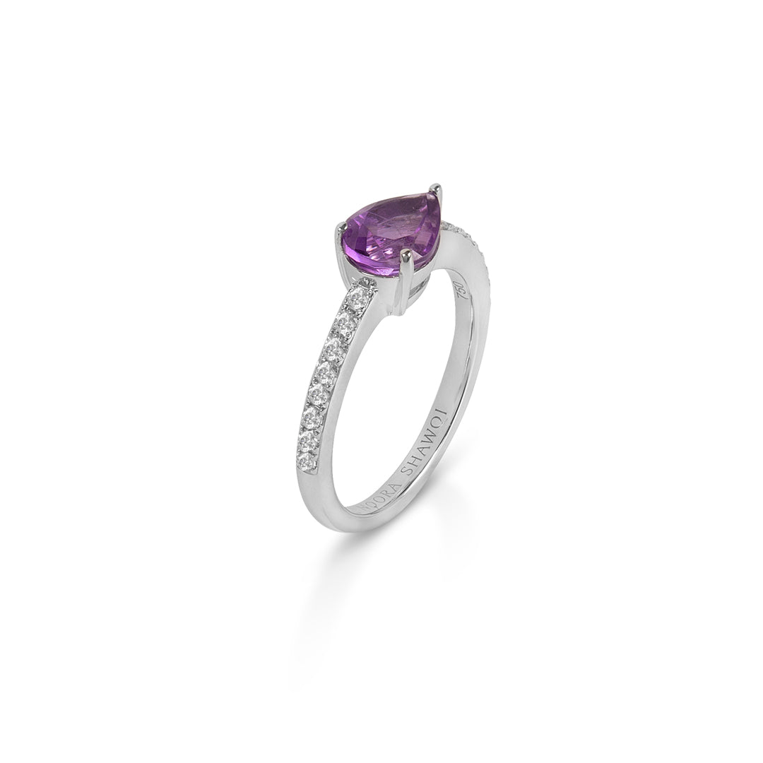 NILUM PINKY RING - Noora Shawqi - Diamond Jewellery - Ceylon