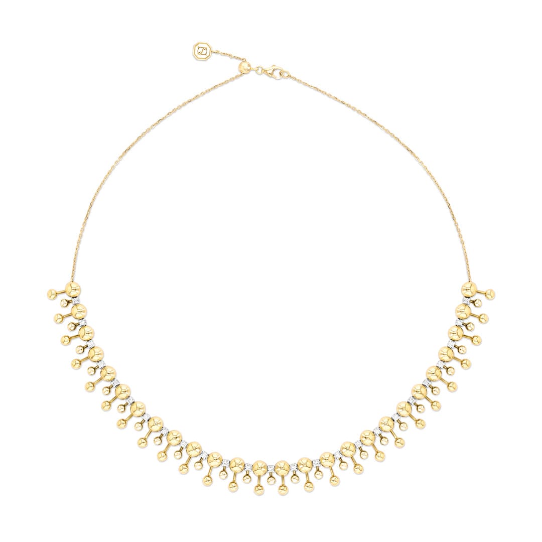 AKARI CHOKER - YELLOW GOLD - Noora Shawqi - Diamond Jewellery - Japan