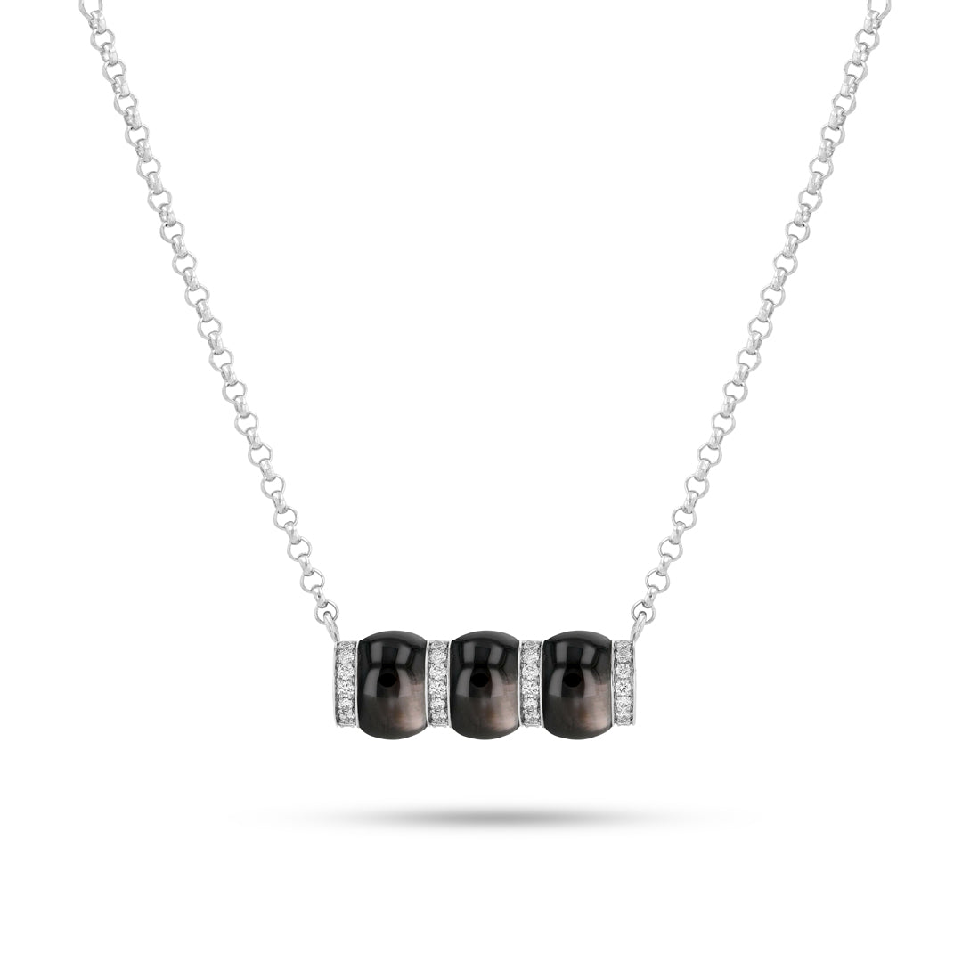CERITH PENDANT - BLACK MOTHER OF PEARL - Noora Shawqi - Diamond Jewellery - The Maldives