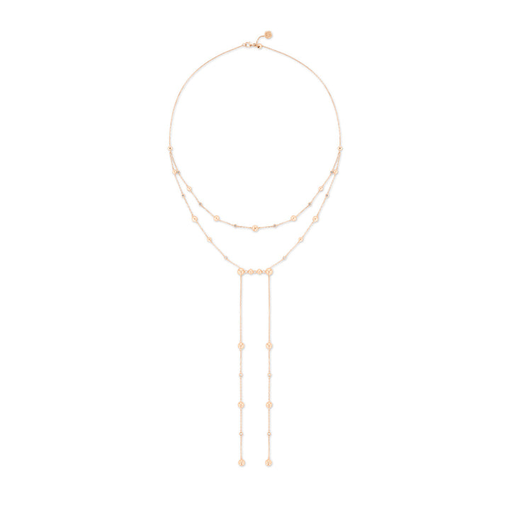 ENISHI DOUBLE NECKLACE - ROSE GOLD - Noora Shawqi - Diamond Jewellery - Japan