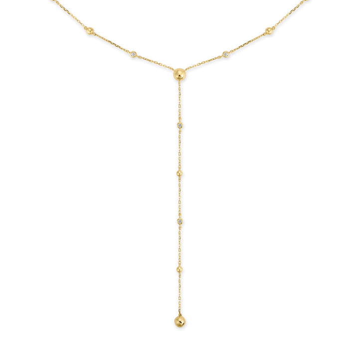 ENISHI LARIAT - YELLOW GOLD - Noora Shawqi - Diamond Jewellery - Japan
