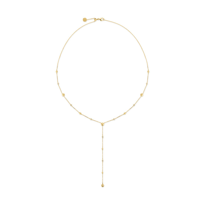 ENISHI LARIAT - YELLOW GOLD - Noora Shawqi - Diamond Jewellery - Japan