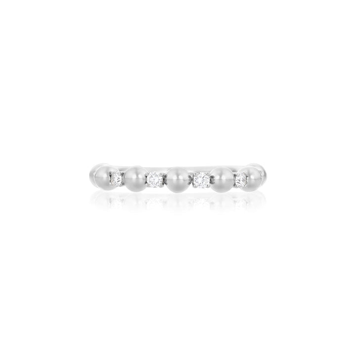 GIFU RING SMALL -  WHITE - Noora Shawqi - Diamond Jewellery - Japan