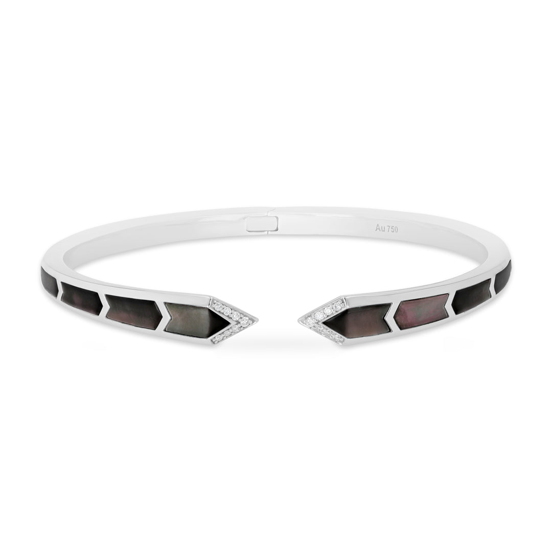 JUNONIA BRACELET - BLACK MOTHER OF PEARL - Noora Shawqi - Diamond Jewellery - The Maldives