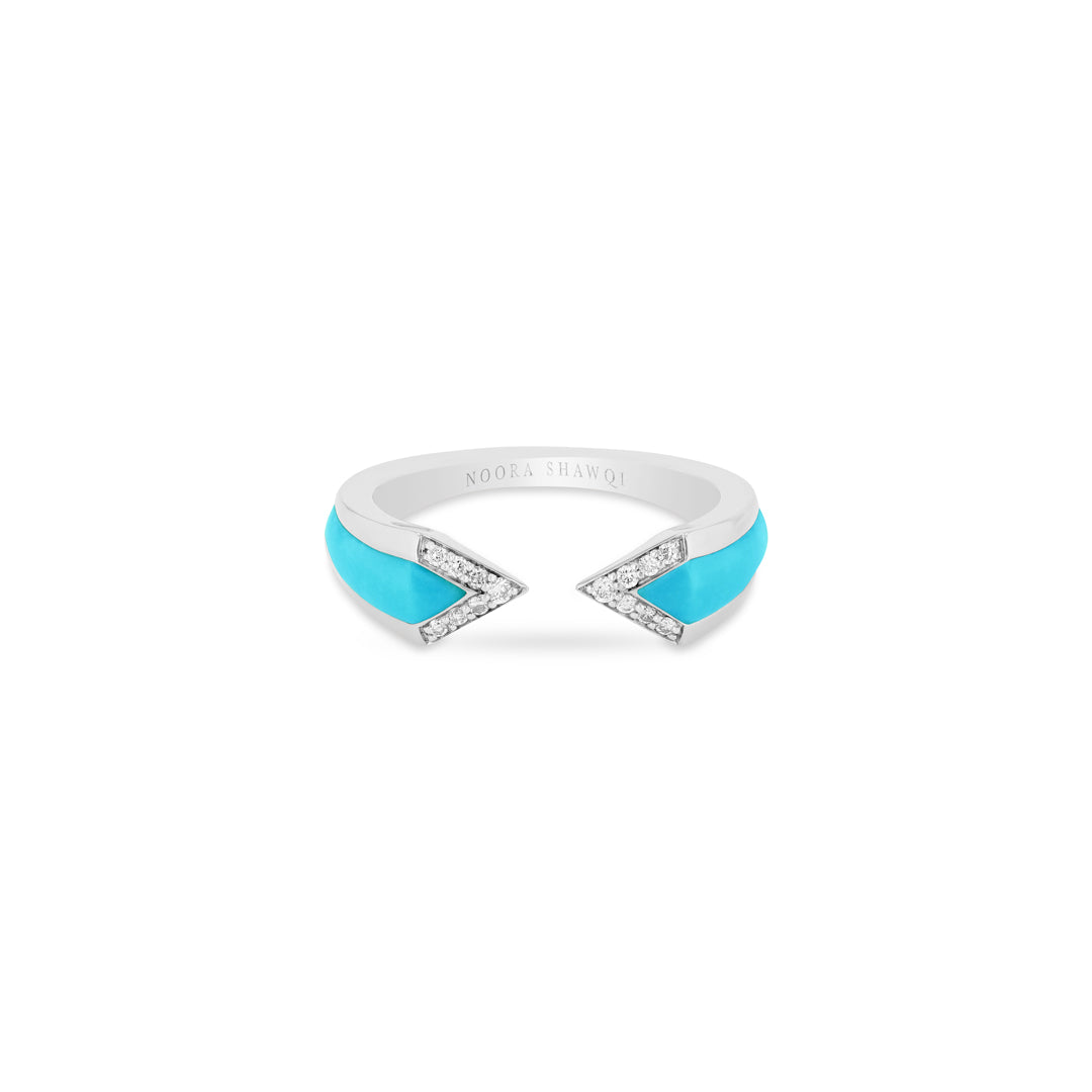 JUNONIA RING - TURQUOISE - Noora Shawqi - Diamond Jewellery - The Maldives