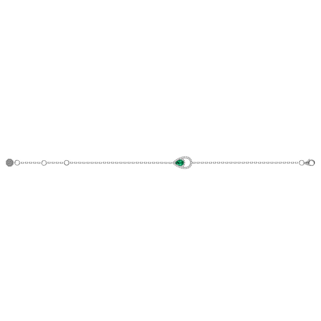 LANKA BRACELET- EMERALD - Noora Shawqi - Diamond Jewellery - Ceylon