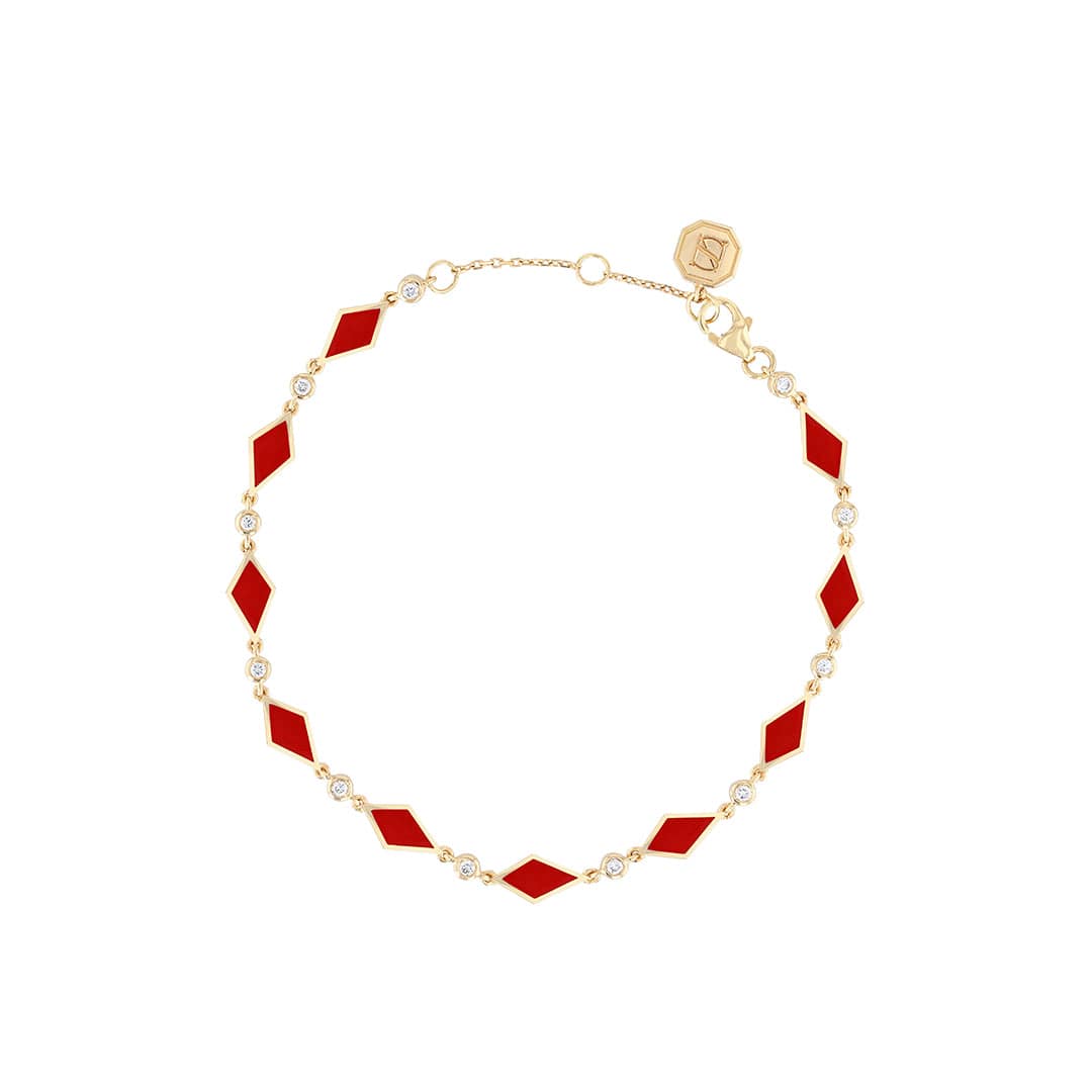 MOSAIC BRACELET YELLOW GOLD