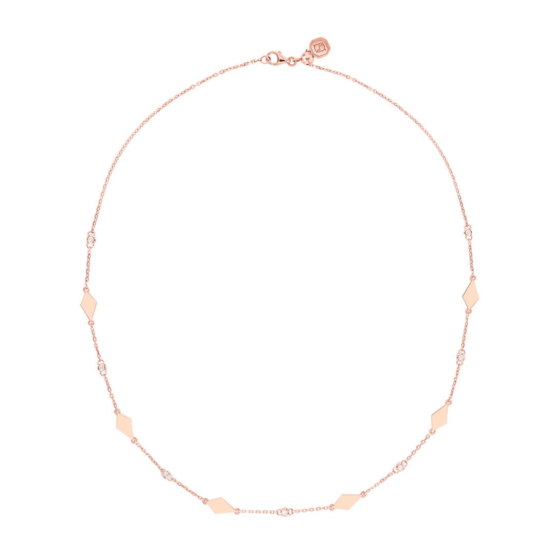 MOSAIC GOLD CHOKER - ROSE - Noora Shawqi - Diamond Jewellery - Morocco