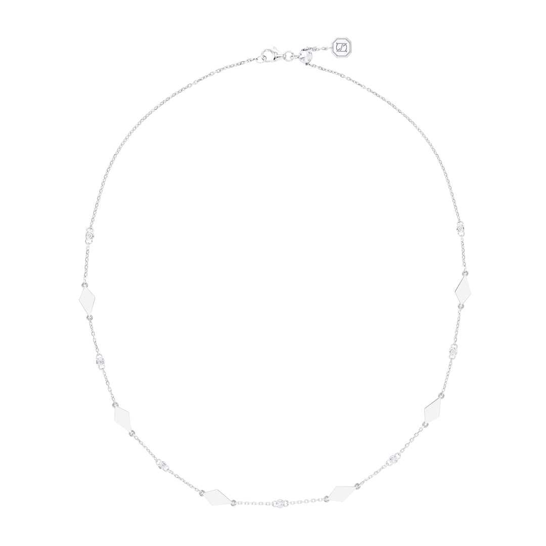 MOSAIC GOLD CHOKER - WHITE - Noora Shawqi - Diamond Jewellery - Morocco