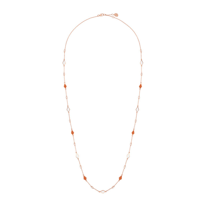 MOSAIC SAUTOIR ROSE GOLD - Noora Shawqi - Diamond Jewellery - Morocco