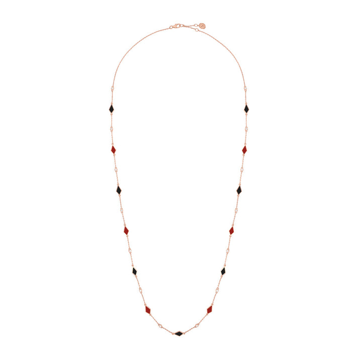 MOSAIC SAUTOIR ROSE GOLD - Noora Shawqi - Diamond Jewellery - Morocco