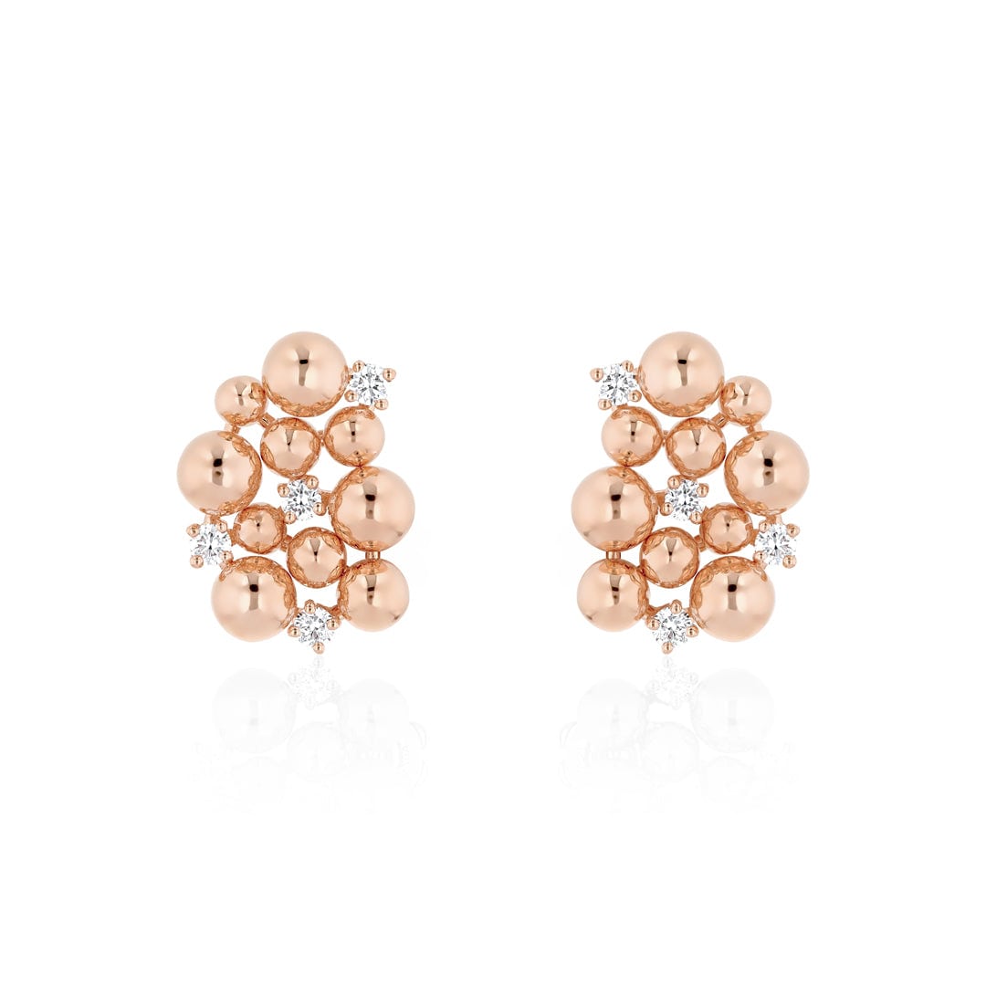SHIBUYA STUDS - ROSE - Noora Shawqi - Diamond Jewellery - Japan