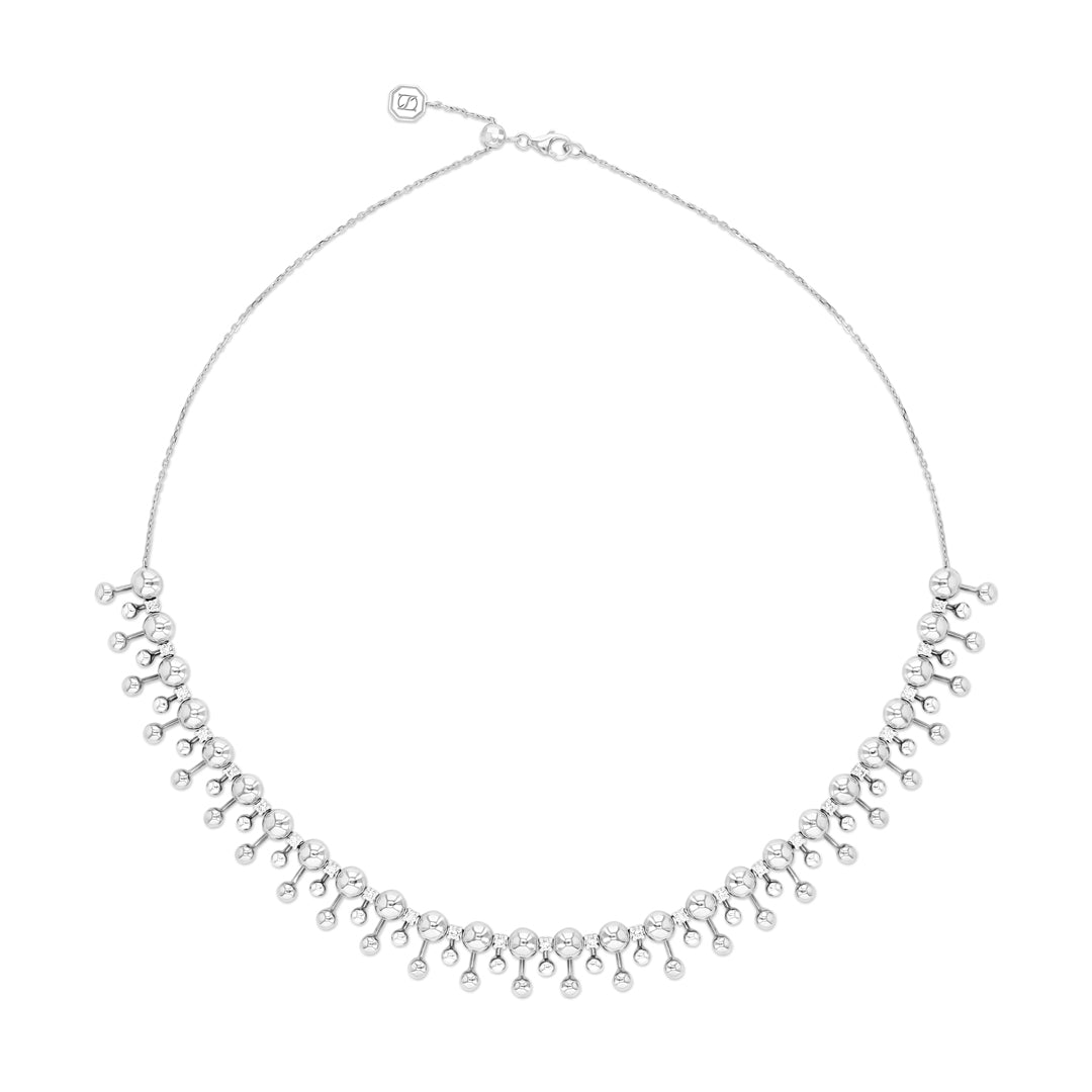 AKARI CHOKER - WHITE GOLD - Noora Shawqi - Diamond Jewellery - Japan