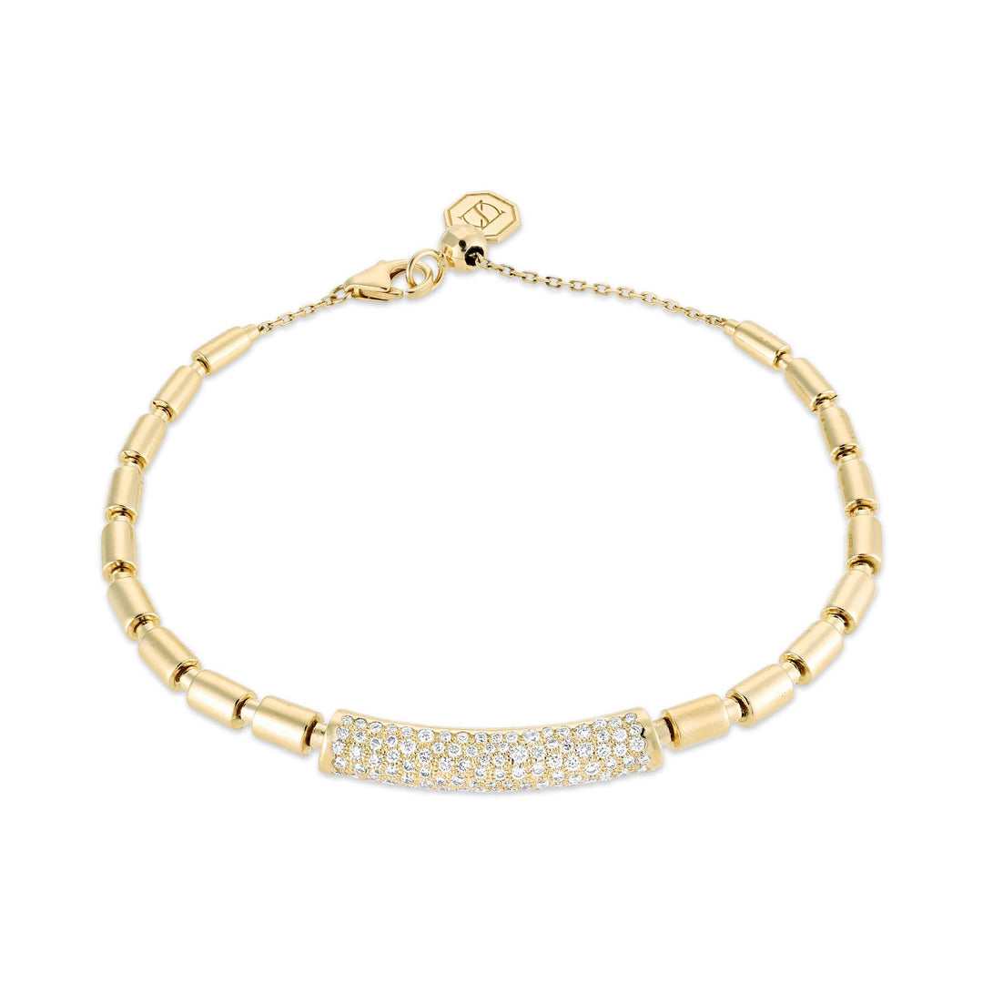 ITERU BRACELET - YELLOW GOLD - Noora Shawqi - Diamond Jewellery - The Nile