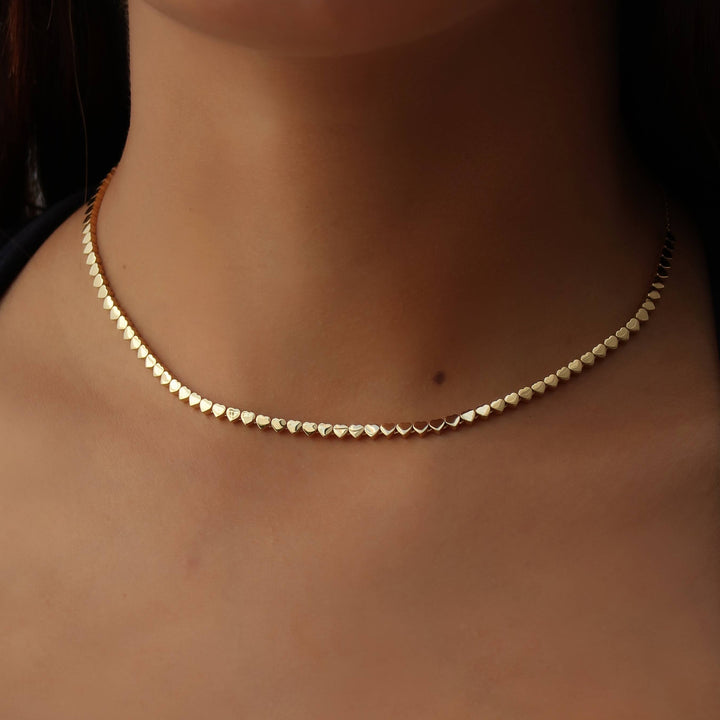 LIT NECKLACE - YELLOW GOLD