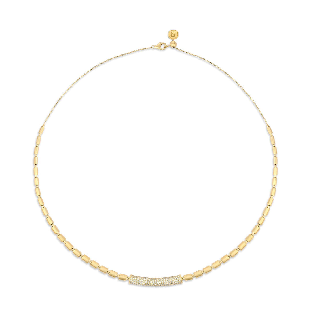 ITERU NECKLACE - YELLOW GOLD - Noora Shawqi - Diamond Jewellery - The Nile