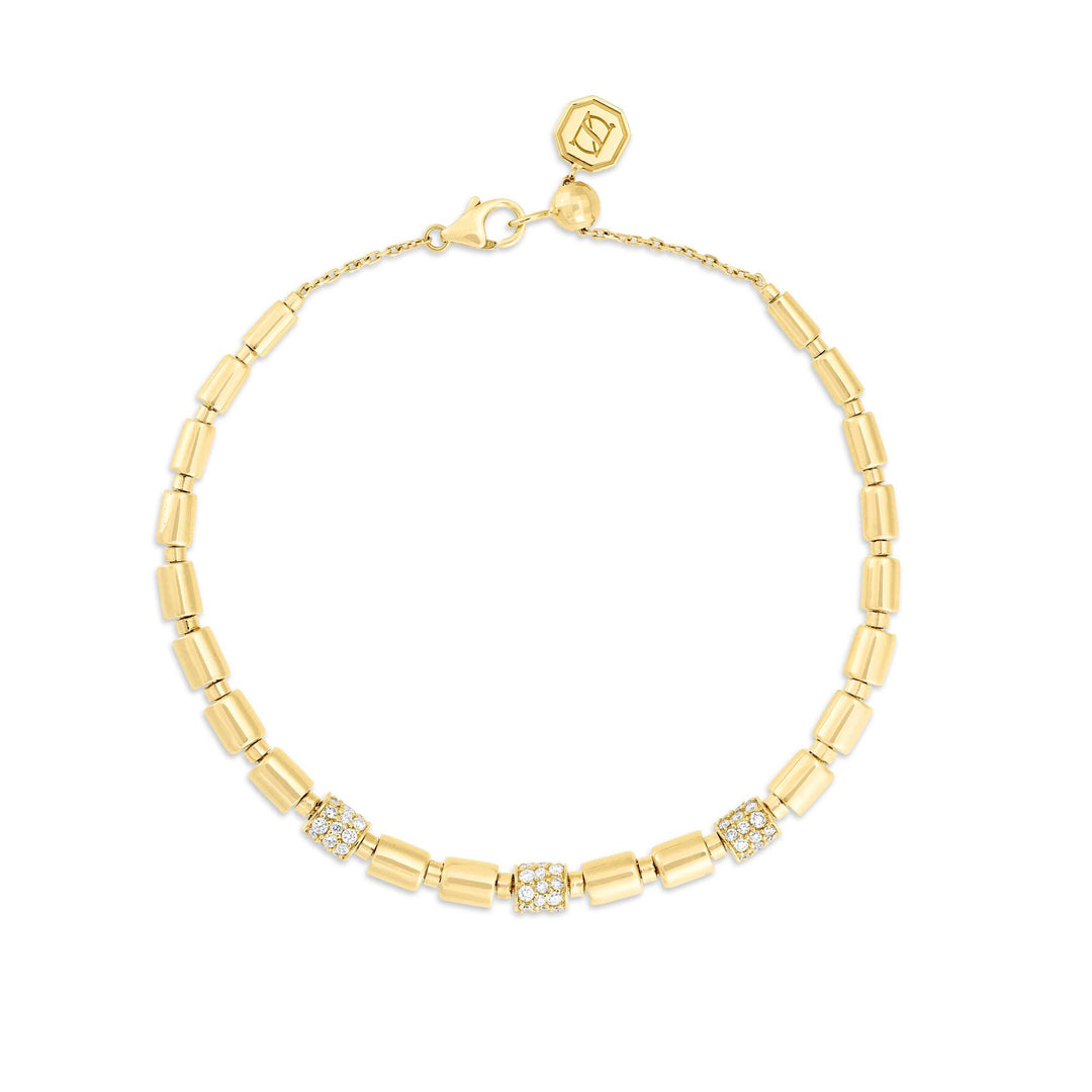 ITERU RHYTHM BRACELET - YELLOW GOLD - Noora Shawqi - Diamond Jewellery - The Nile