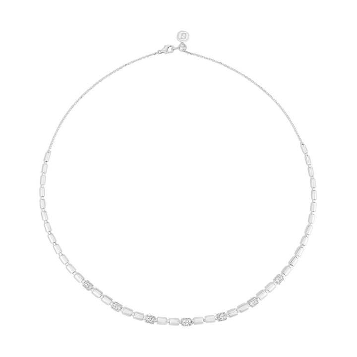 ITERU RHYTHM NECKLACE - WHITE GOLD - Noora Shawqi - Diamond Jewellery - The Nile