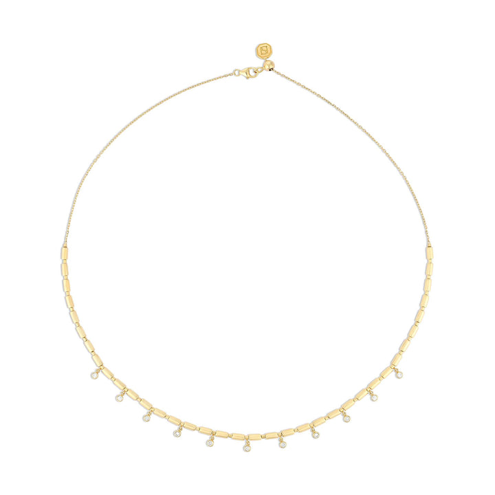ITERU SCATTERED NECKLACE - YELLOW GOLD - Noora Shawqi - Diamond Jewellery - The Nile