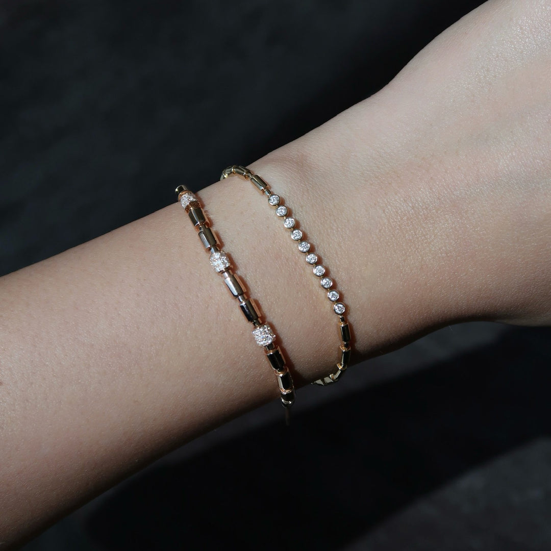 ITERU LINE BRACELET - ROSE GOLD