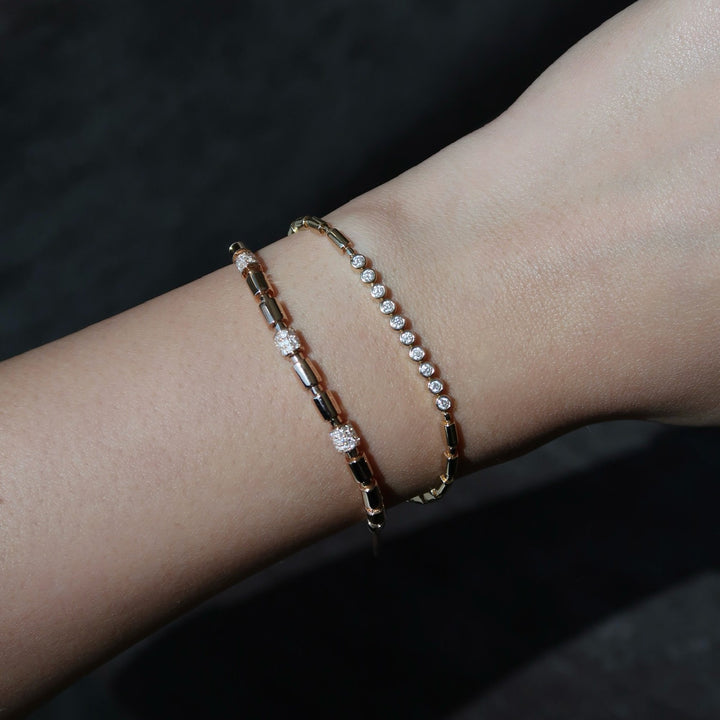 ITERU LINE BRACELET - ROSE GOLD