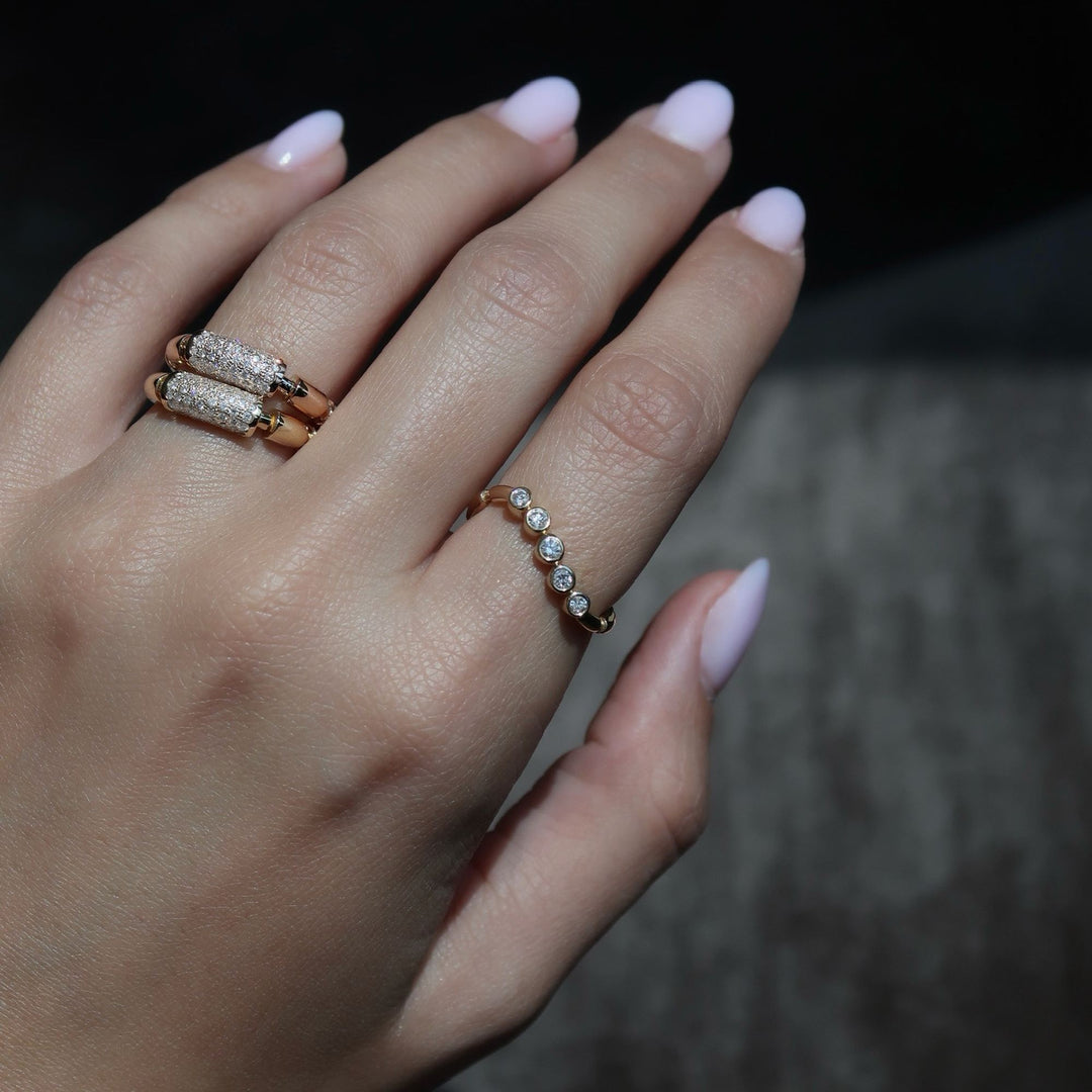 ITERU LINE RING - YELLOW GOLD