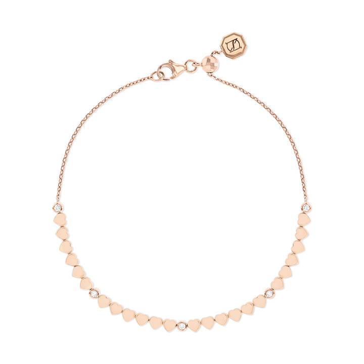 LIT BRACELET - DIAMONDS - ROSE GOLD