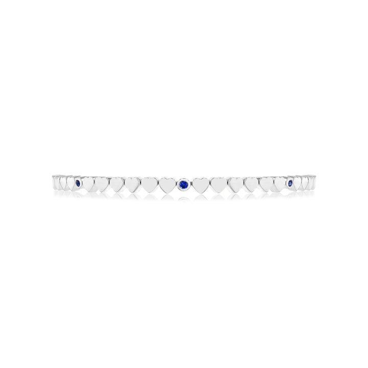 LIT BRACELET - BLUE SAPPHIRE - WHITE GOLD