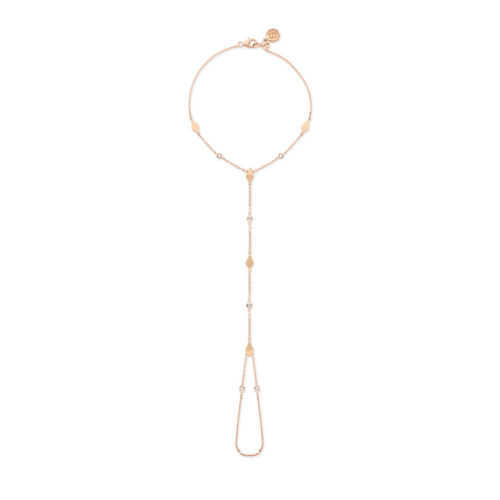 MOSAIC HAND CHAIN - ROSE GOLD