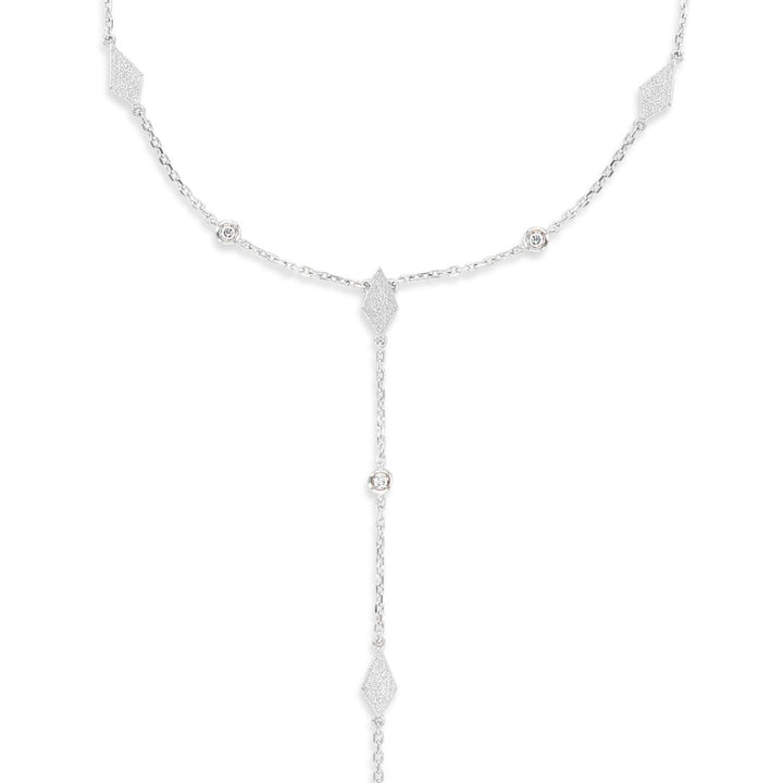 MOSAIC HAND CHAIN - SANDBLAST - WHITE GOLD