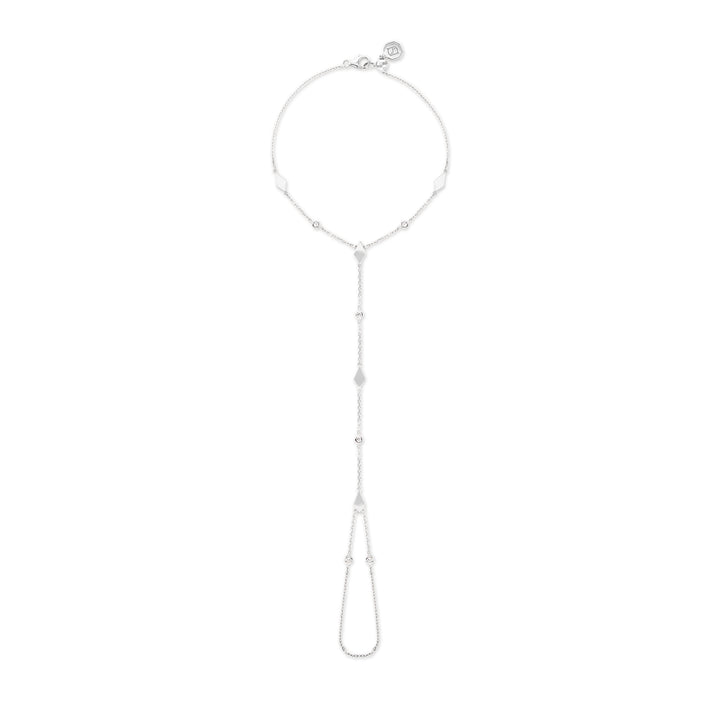 MOSAIC HAND CHAIN - WHITE GOLD