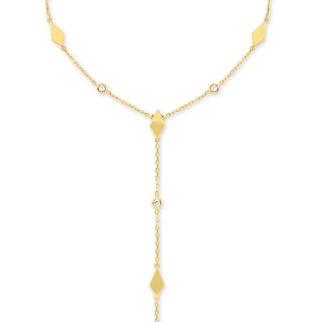 MOSAIC HAND CHAIN - YELLOW GOLD