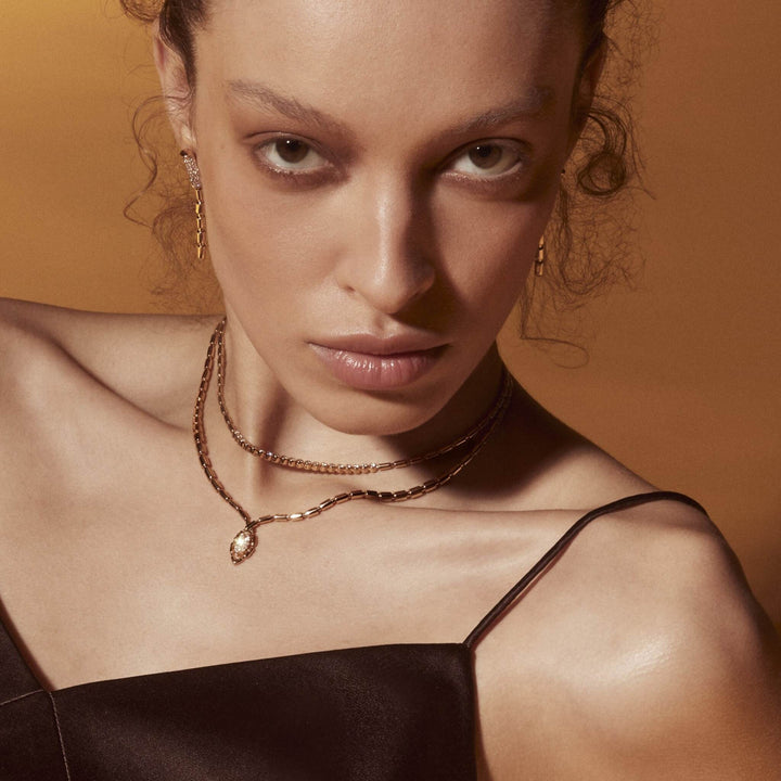 URAEUS FLOW NECKLACE - YELLOW GOLD