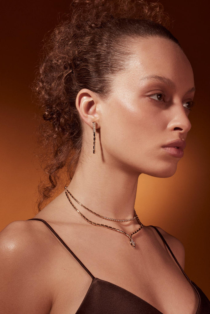 URAEUS FLOW NECKLACE - YELLOW GOLD