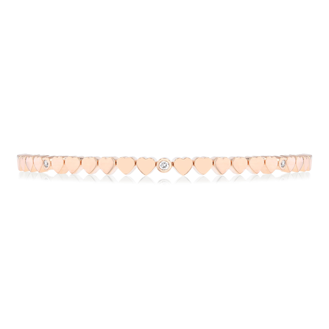LIT BRACELET - DIAMONDS - ROSE GOLD