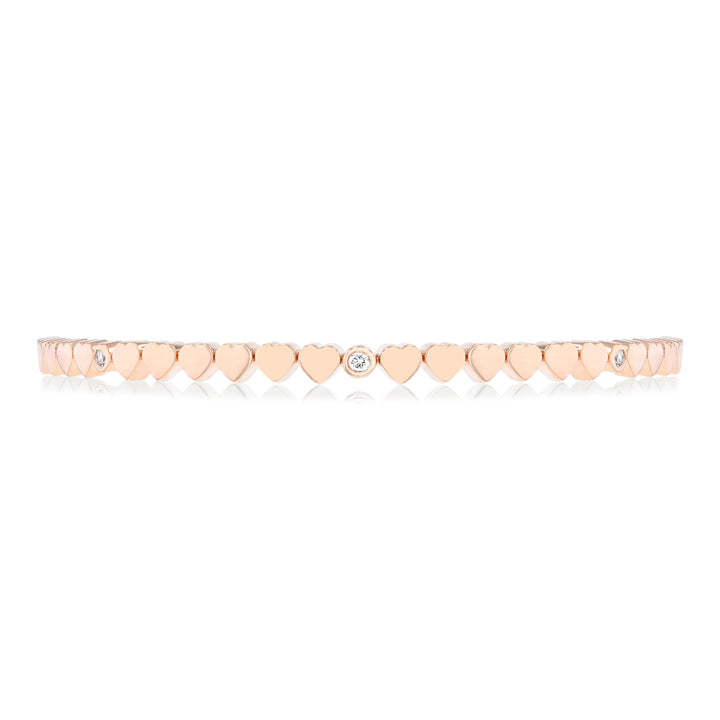 LIT BRACELET - DIAMONDS - ROSE GOLD