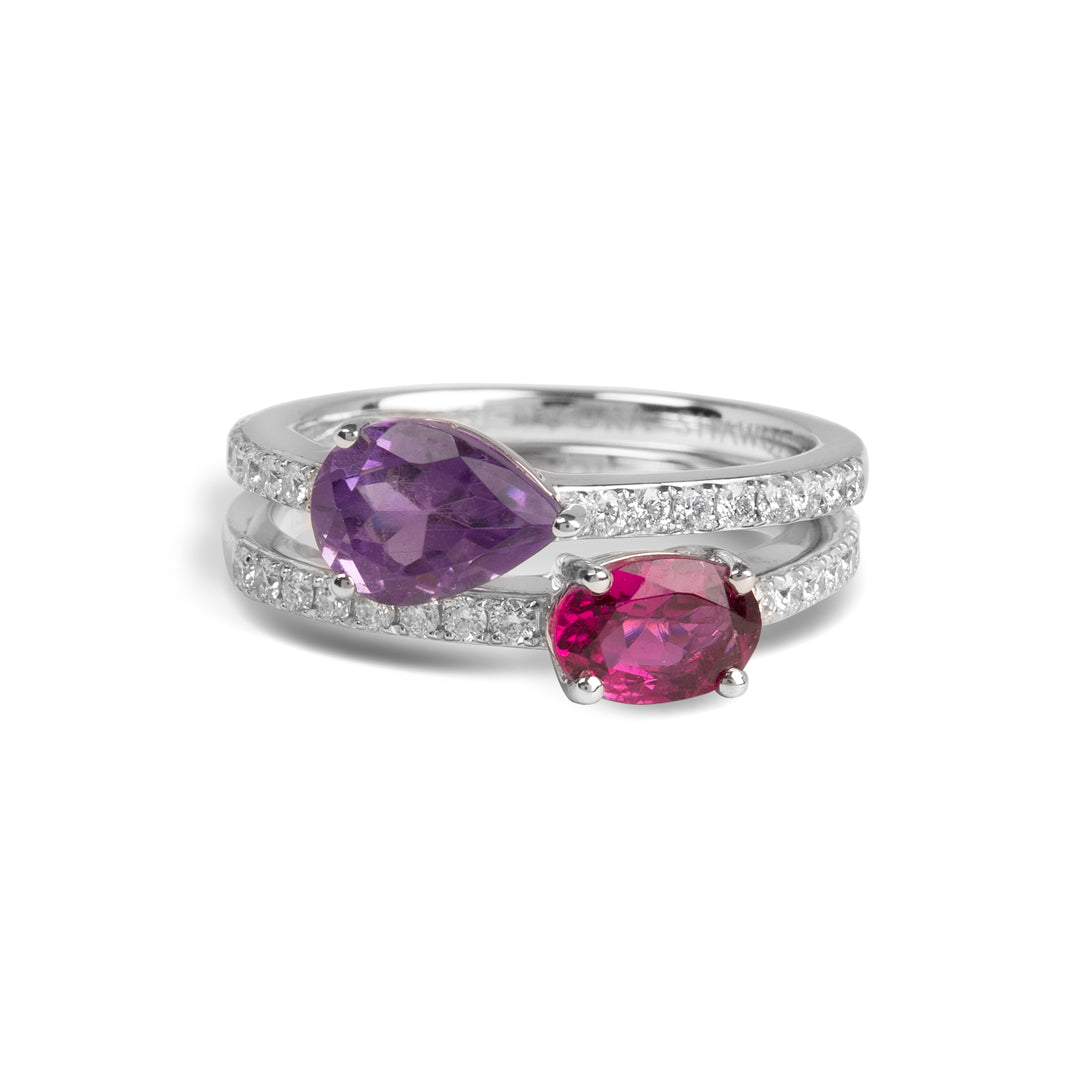 NILUM PINKY RING - Noora Shawqi - Diamond Jewellery - Ceylon