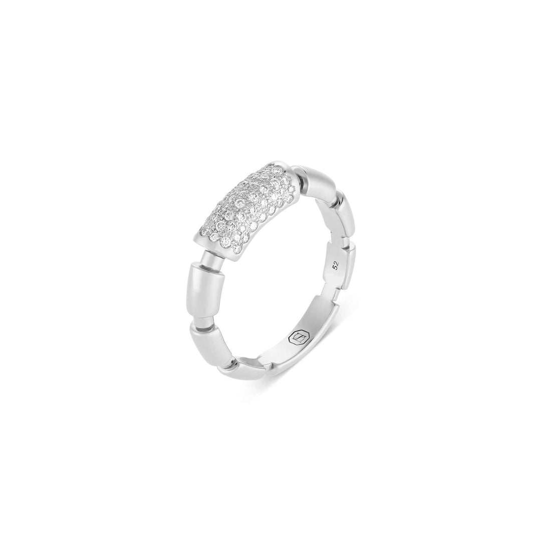 ITERU RING - WHITE GOLD - Noora Shawqi - Diamond Jewellery - The Nile