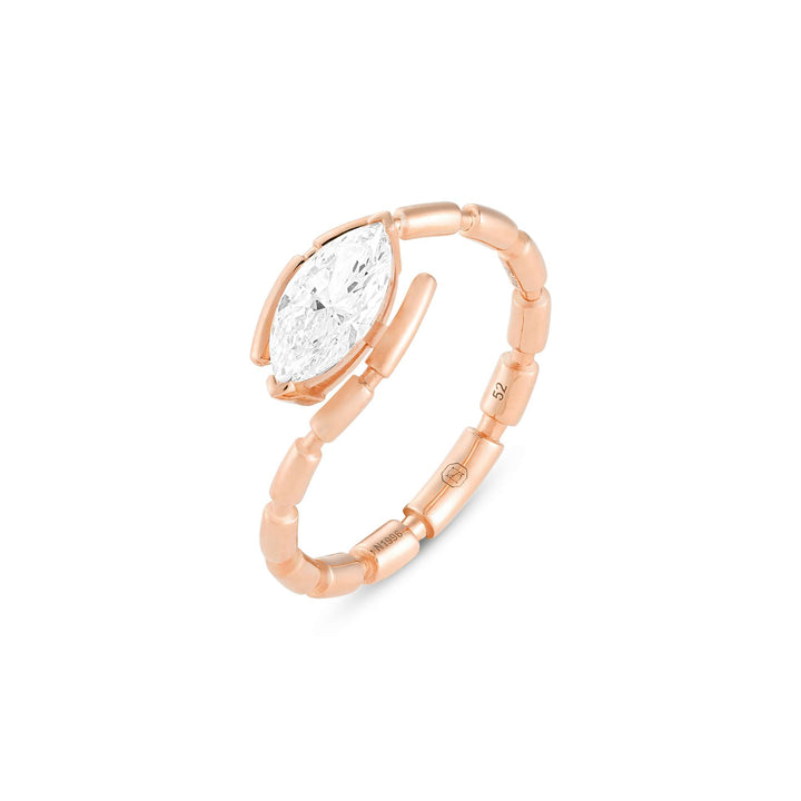 URAEUS RING - ROSE GOLD - Noora Shawqi - Diamond Jewellery - The Nile