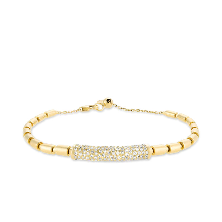 ITERU BRACELET - YELLOW GOLD - Noora Shawqi - Diamond Jewellery - The Nile