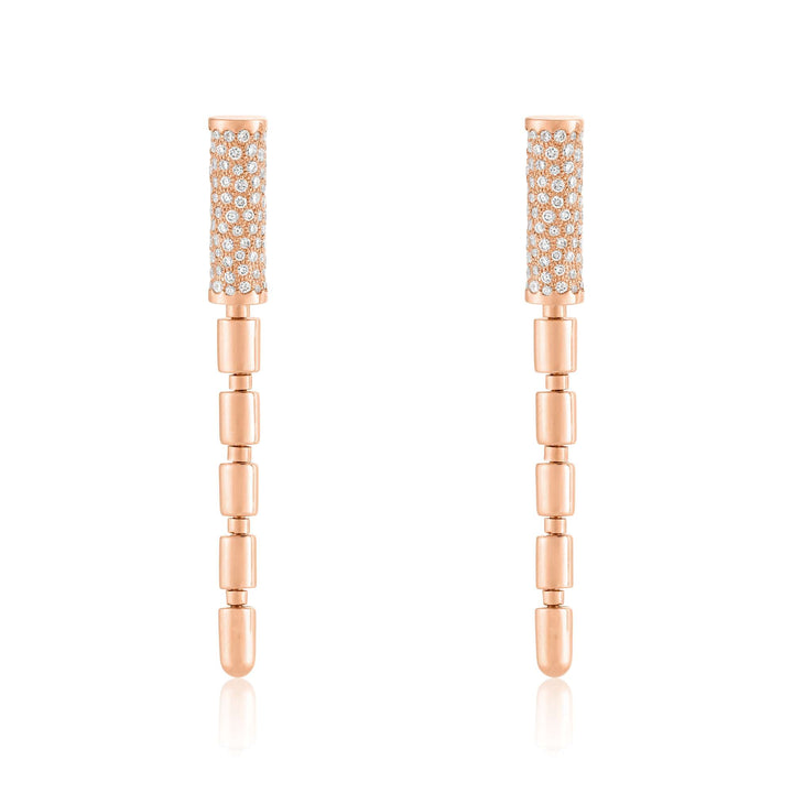 ITERU EARRINGS - ROSE GOLD - Noora Shawqi - Diamond Jewellery - The Nile