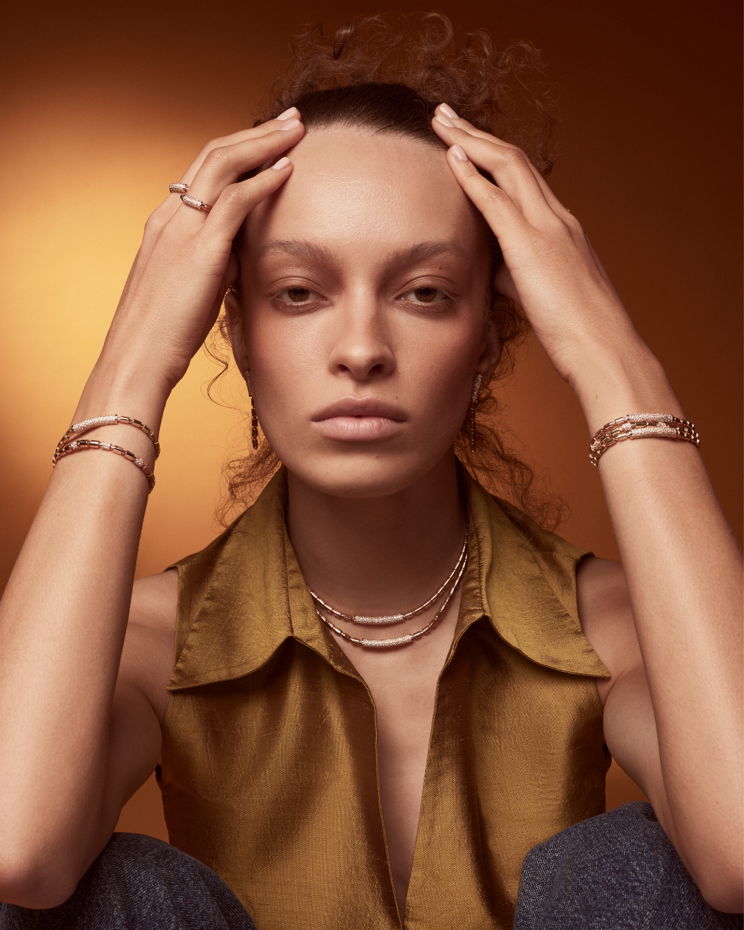 ITERU NECKLACE - YELLOW GOLD